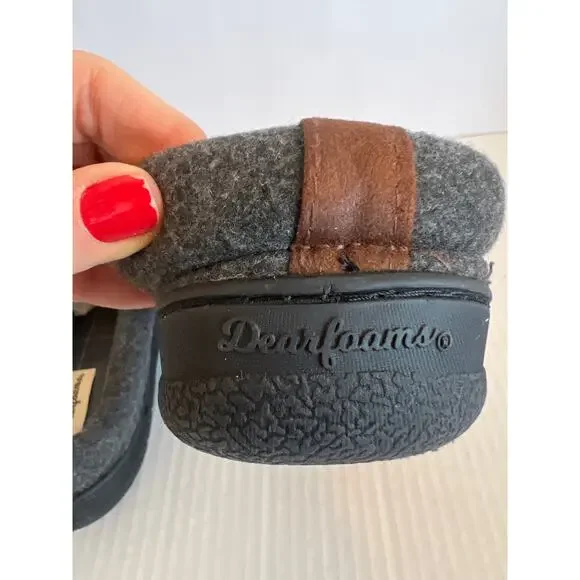 Dearfoams men's clog-style slippers memory foam Men’s medium size 9-10 - Picture 6 of 9